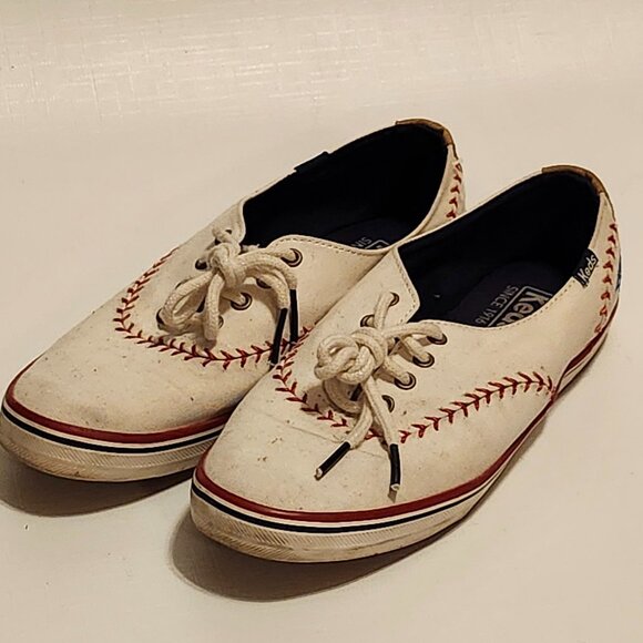 FUN RARE MLB Keds Toronto Blue Jays Women's Size 6 Kickstart Pennant Sneaker - Picture 1 of 9